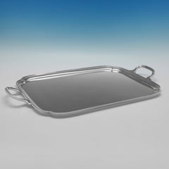 Art Deco Period Sterling Silver Tray - Sheffield 1938 - Viner's Ltd.