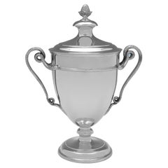 Art Deco Period Sterling Silver Trophy, 1928 Mappin & Webb