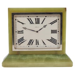 Antique Art Deco Period Table Clock