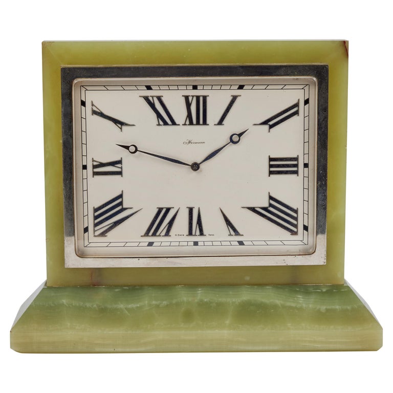 Art Deco Period Table Clock For Sale at 1stDibs