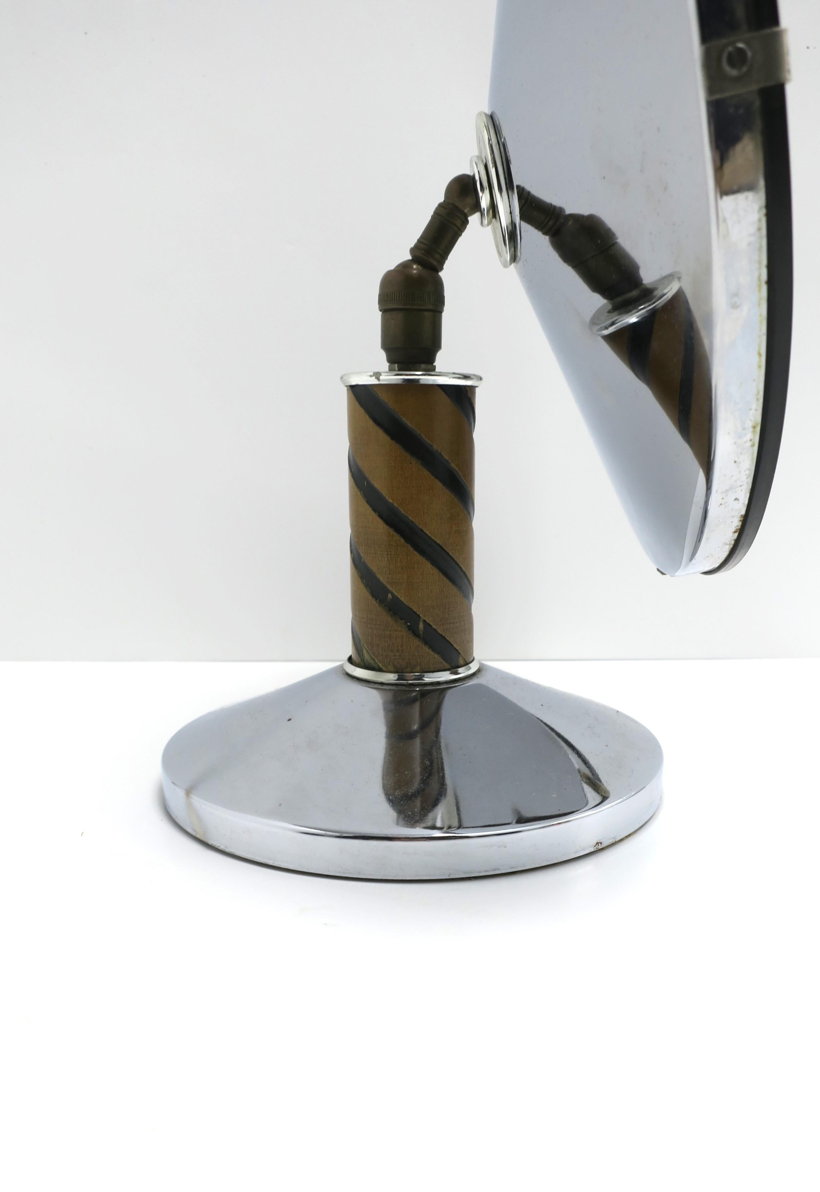 Art Deco Periode Tabelle Vanity Mirror im Angebot 8