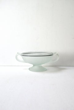 Art Deco Period Urn Glass Bowl