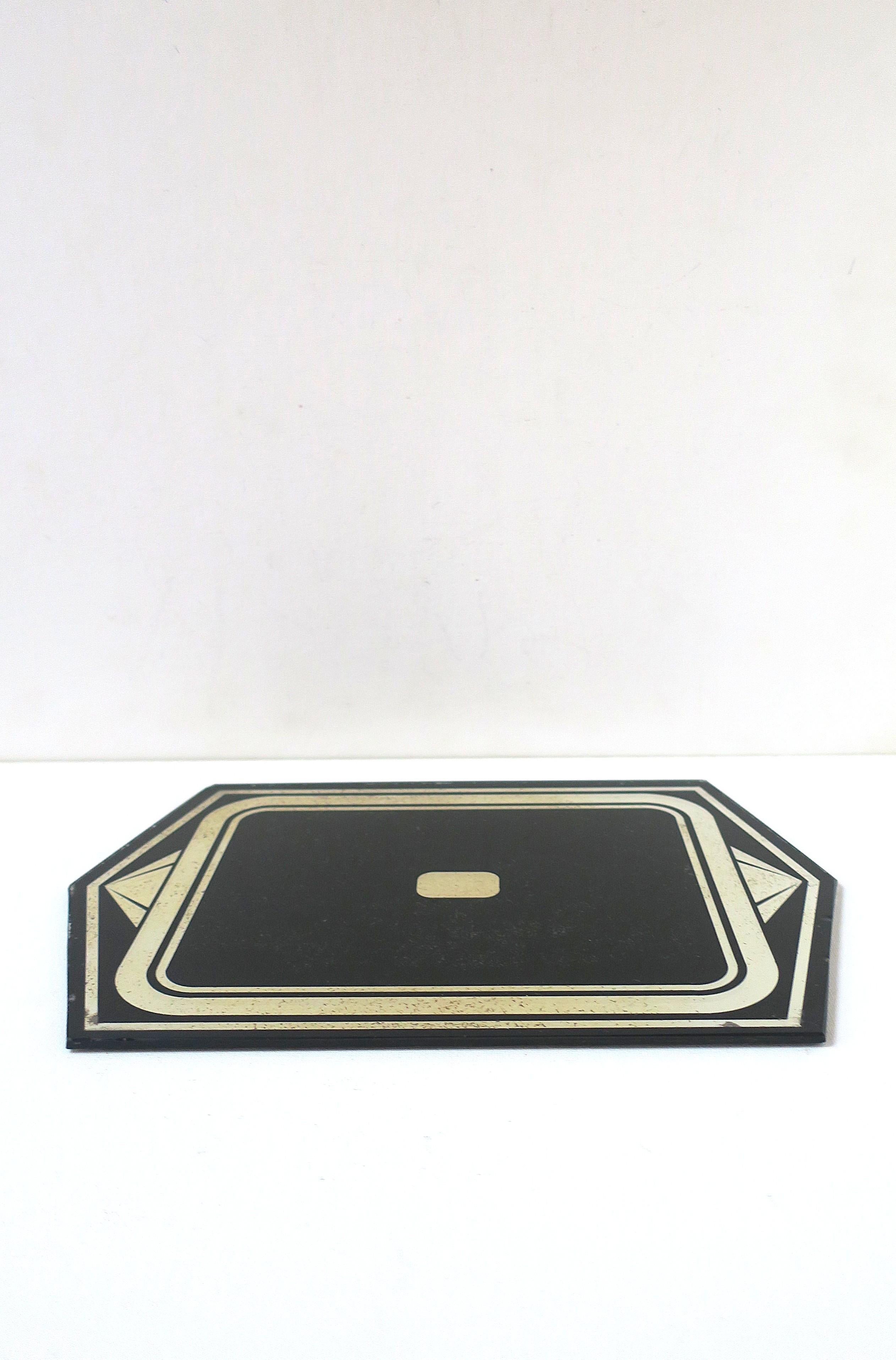 Specchio per vassoio di vanità d'epoca Art Deco Mirror in vendita 6