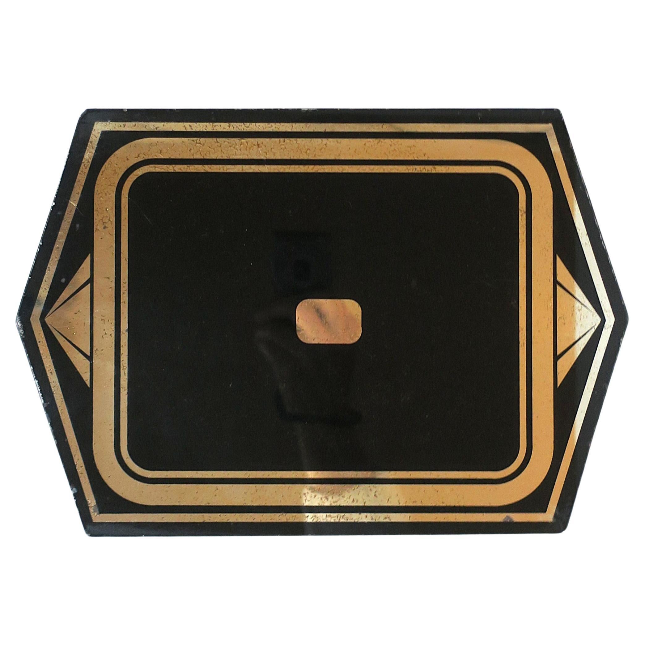 Specchio per vassoio di vanità d
epoca Art Deco Mirror in vendita