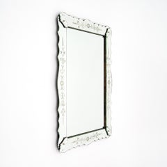 Art Deco Period Venetian Mirror