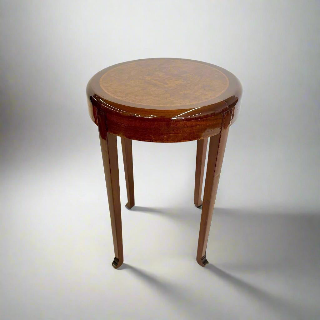 Marqueterie Art Deco Period Walnut Table France circa 1930 in vendita