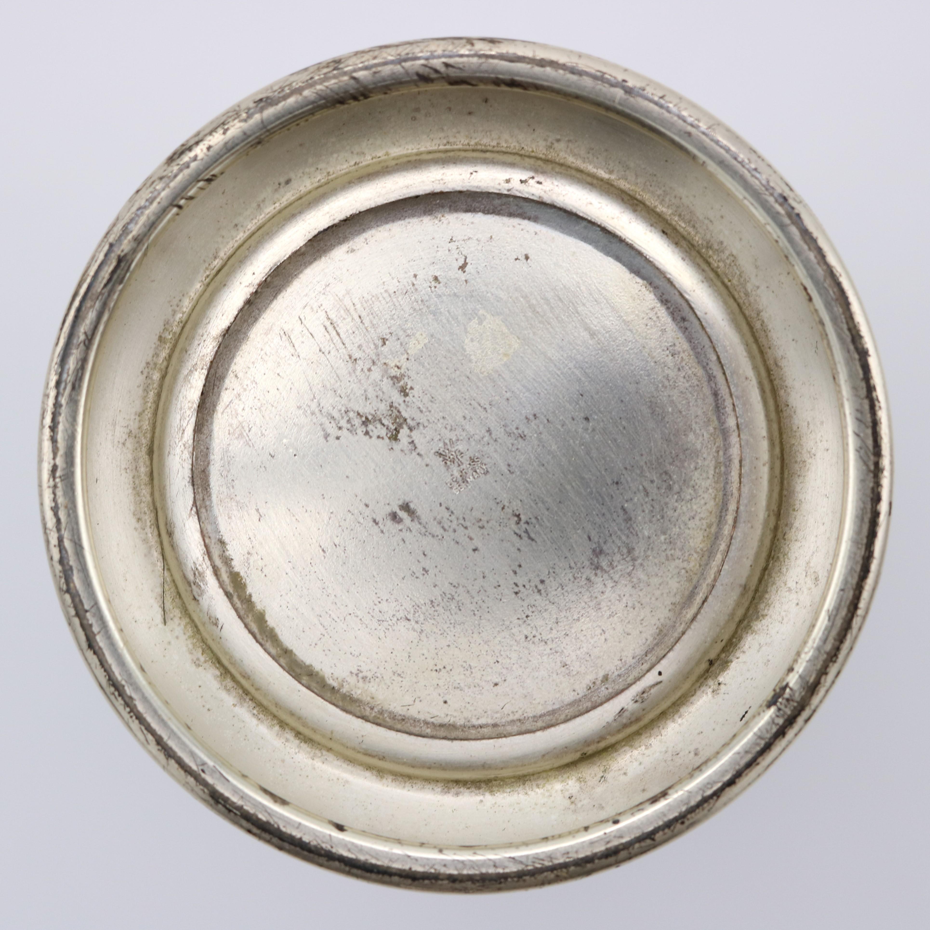 20th Century Art Deco Period WMF Ikora Metal Vase Germany 1930 For Sale