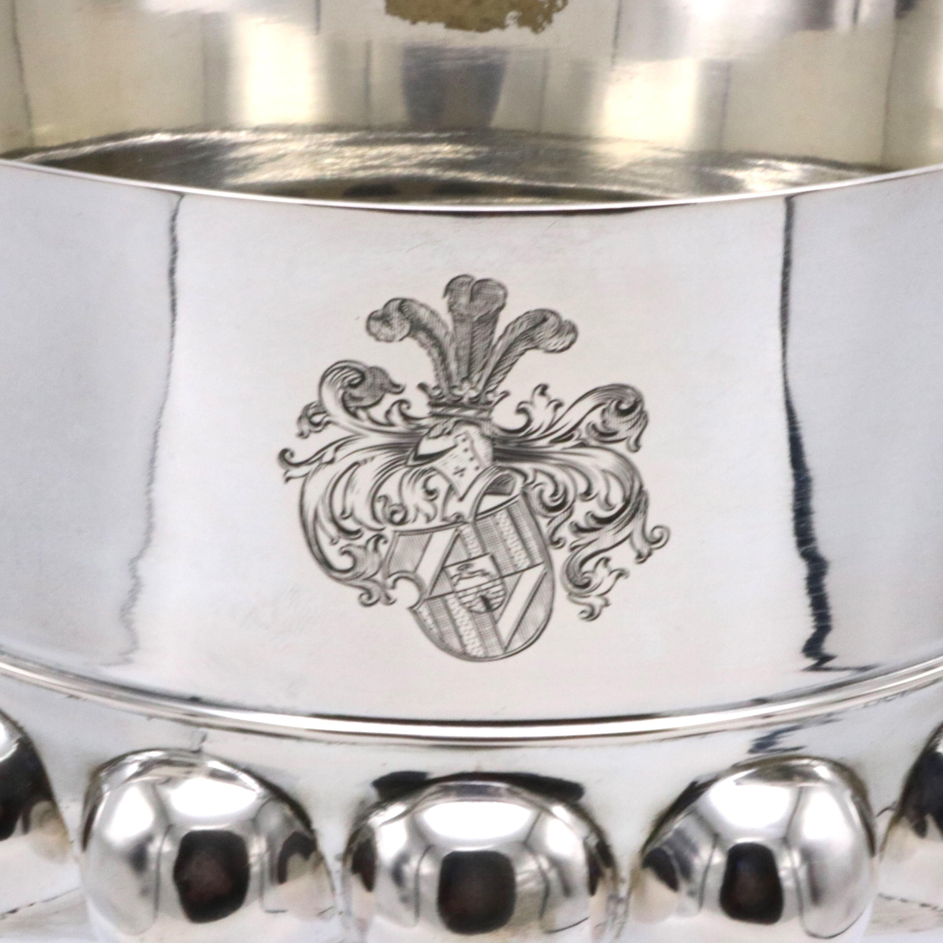 Vaso d'argento WollenWeber periodo Art Deco Austria circa 1930 In condizioni buone in vendita a New York, NY