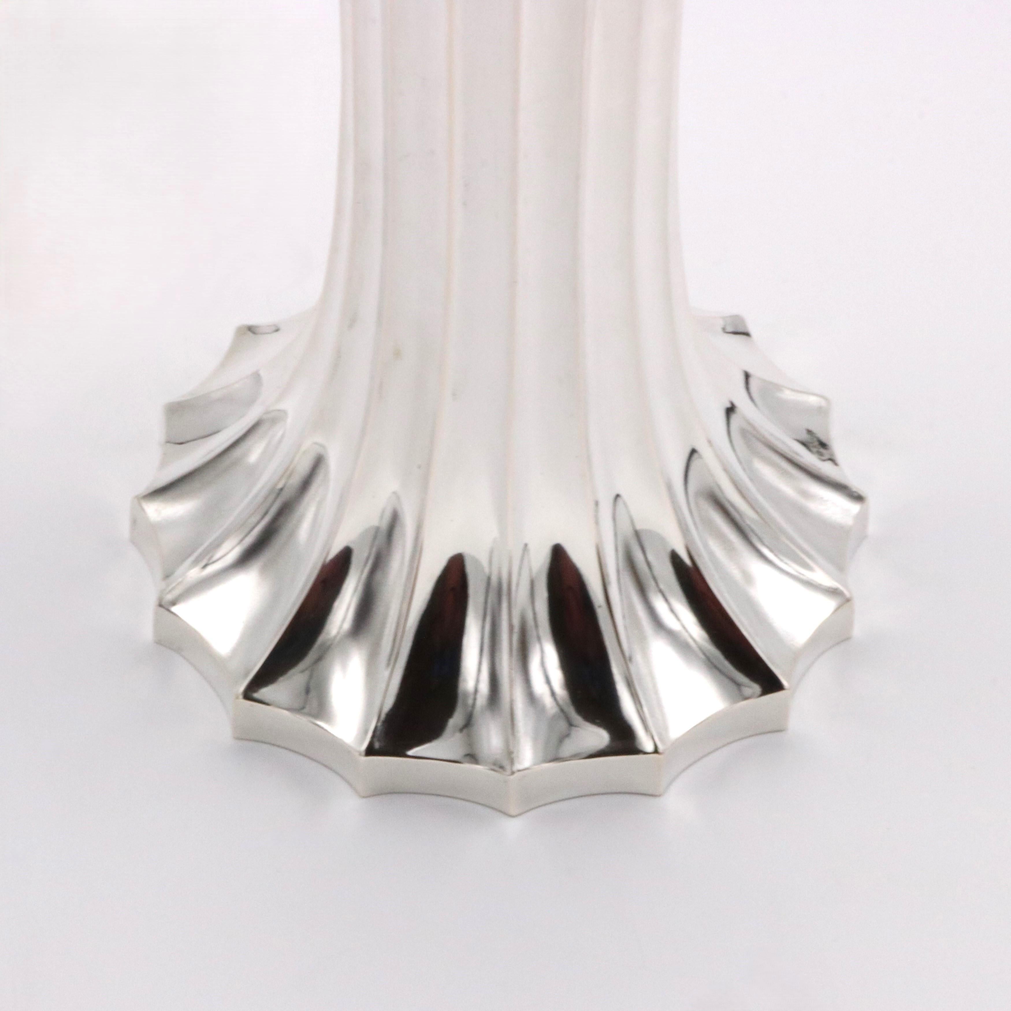 XX secolo Vaso d'argento WollenWeber periodo Art Deco Austria circa 1930 in vendita