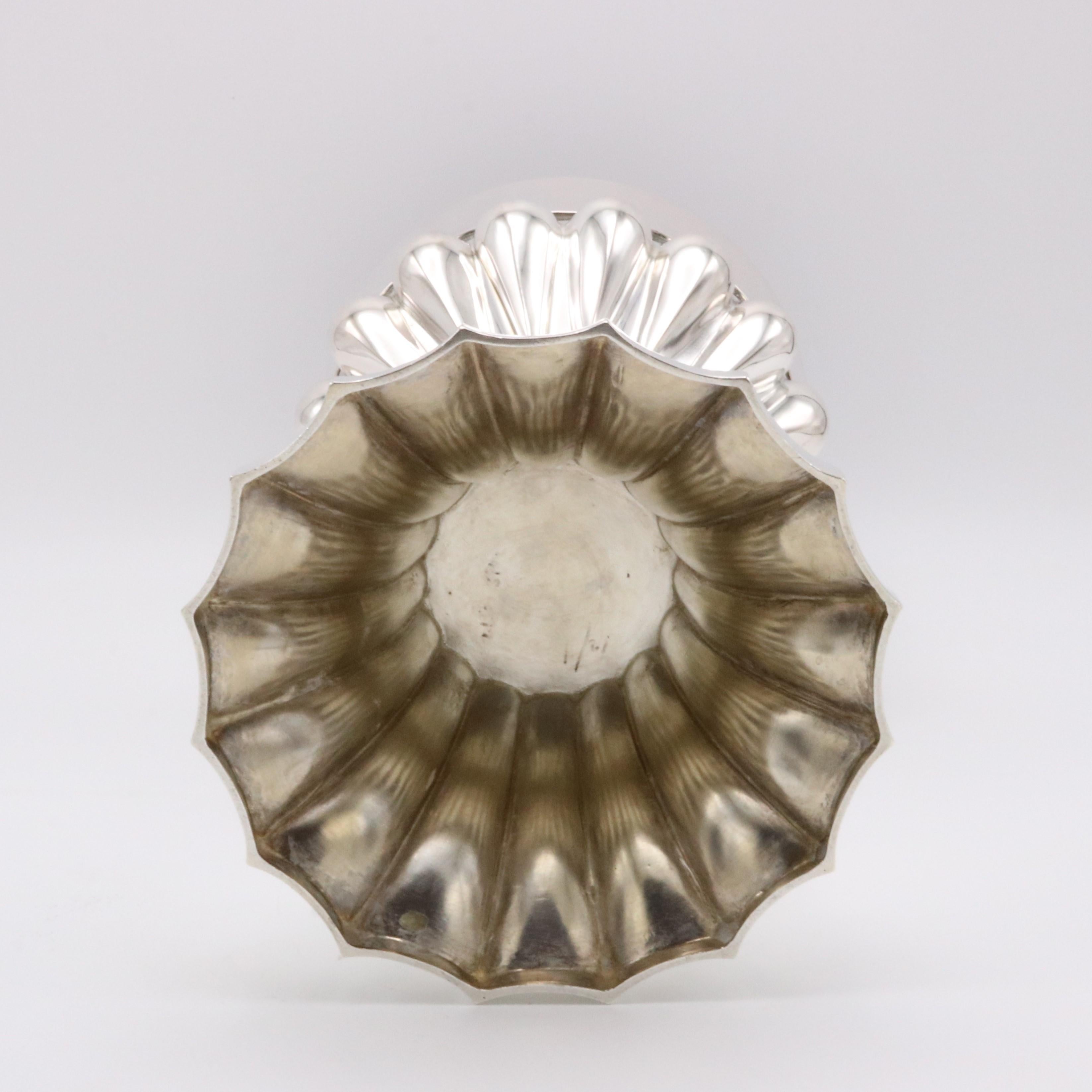 Vaso d'argento WollenWeber periodo Art Deco Austria circa 1930 in vendita 1