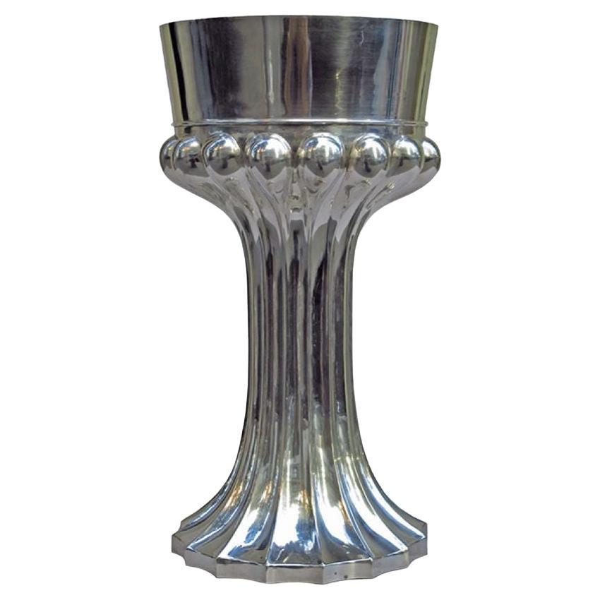 Vaso d'argento WollenWeber periodo Art Deco Austria circa 1930 in vendita