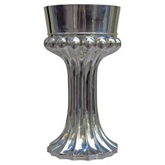 Art Deco Period WollenWeber Silver Vase Austria circa 1930