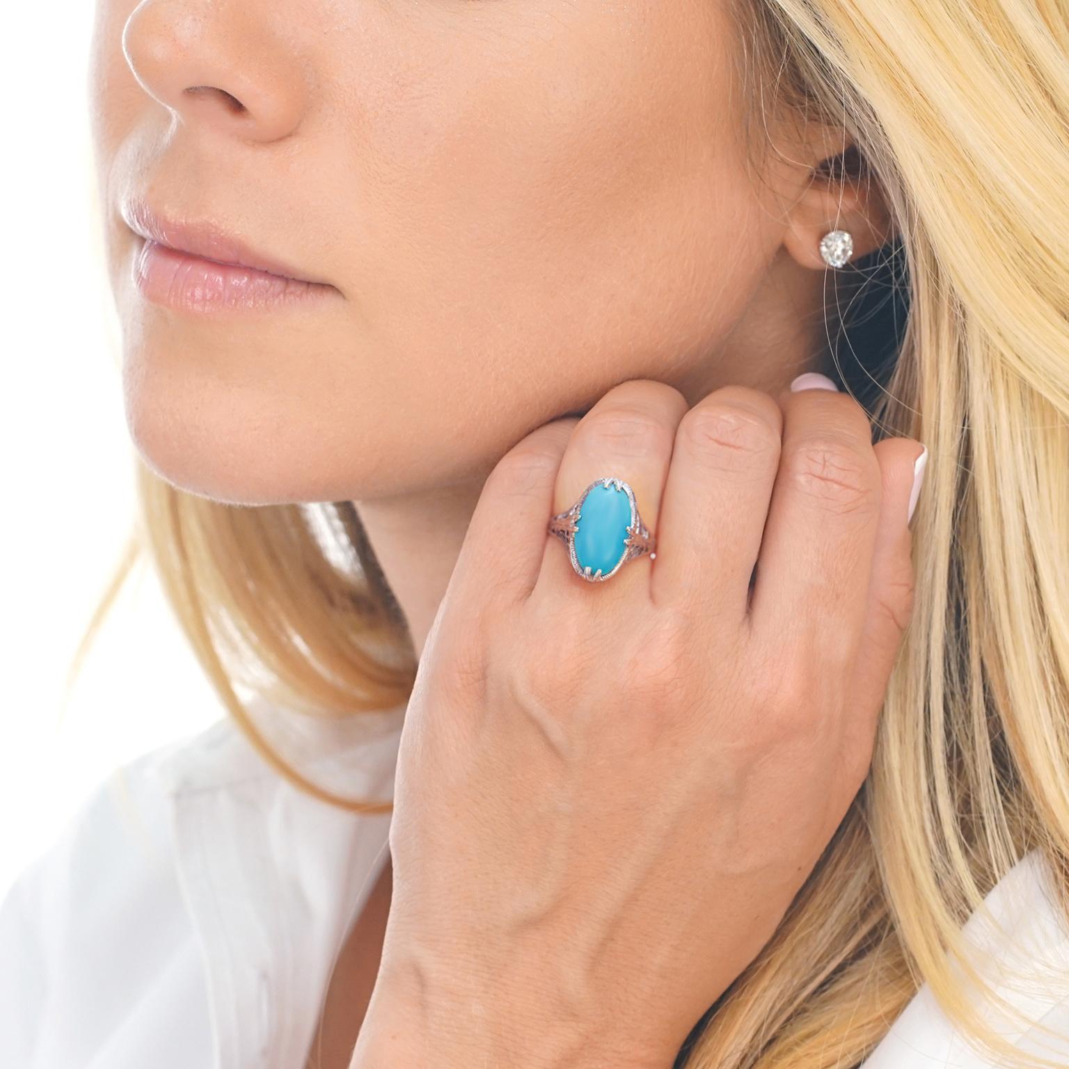 art deco turquoise