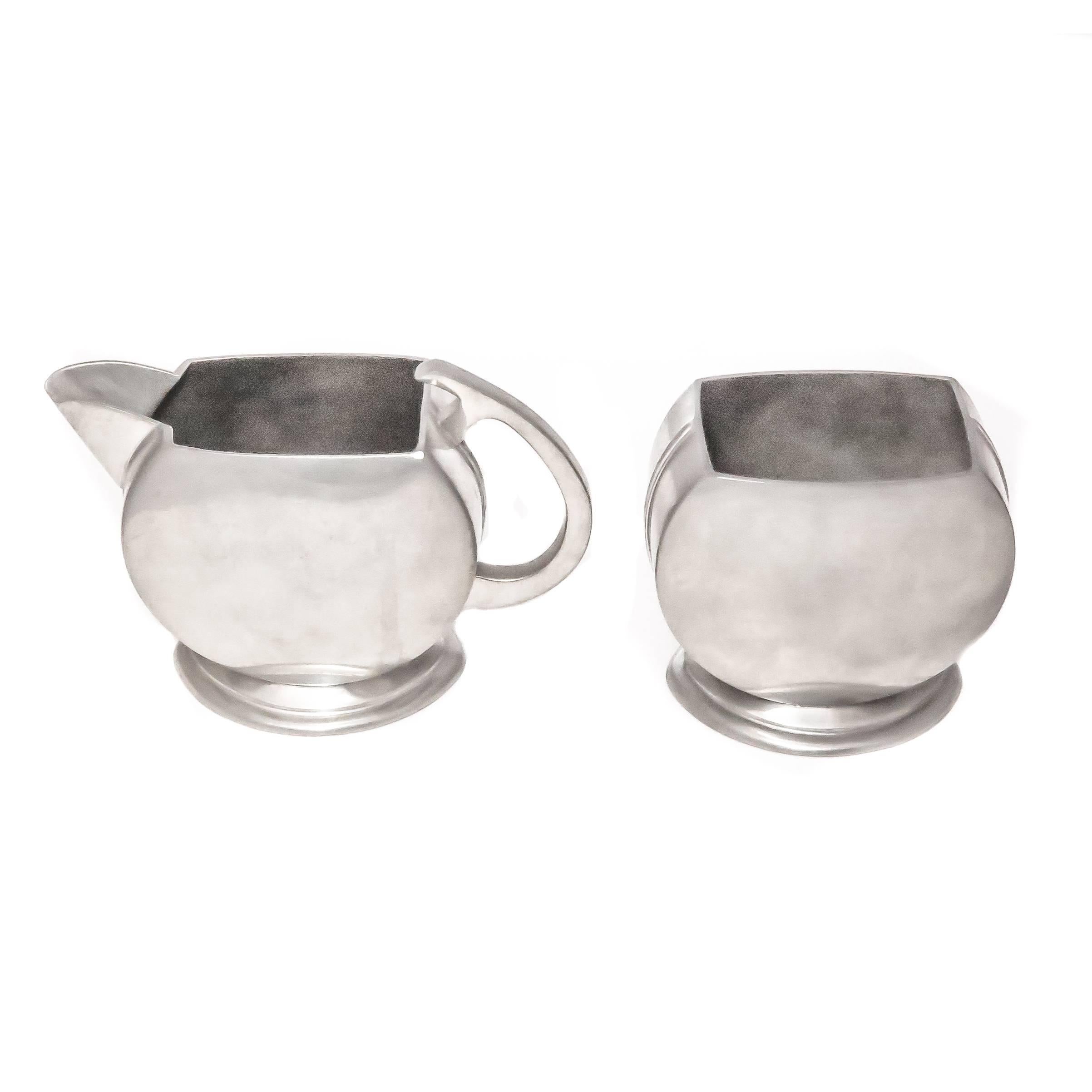 pewter tea set made in holland