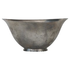 Antique Art Deco Pewter Bowl by Just Andersen, 1920s, Denmark