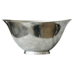 Art Deco Pewter Bowl by Just Andersen, Denmark, 1920s