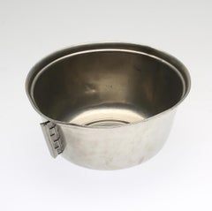 Art Deco Pewter Bowl - Nude Relief by Nordiska Juvelaktiebolaget, Sweden 1937