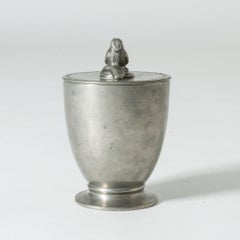 Art Deco Pewter Jar by Estrid Ericson