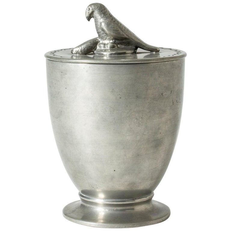Art Deco Pewter Jar by Estrid Ericson at 1stDibs