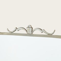 Art Deco Pewter Mirror by Edvin Ollers