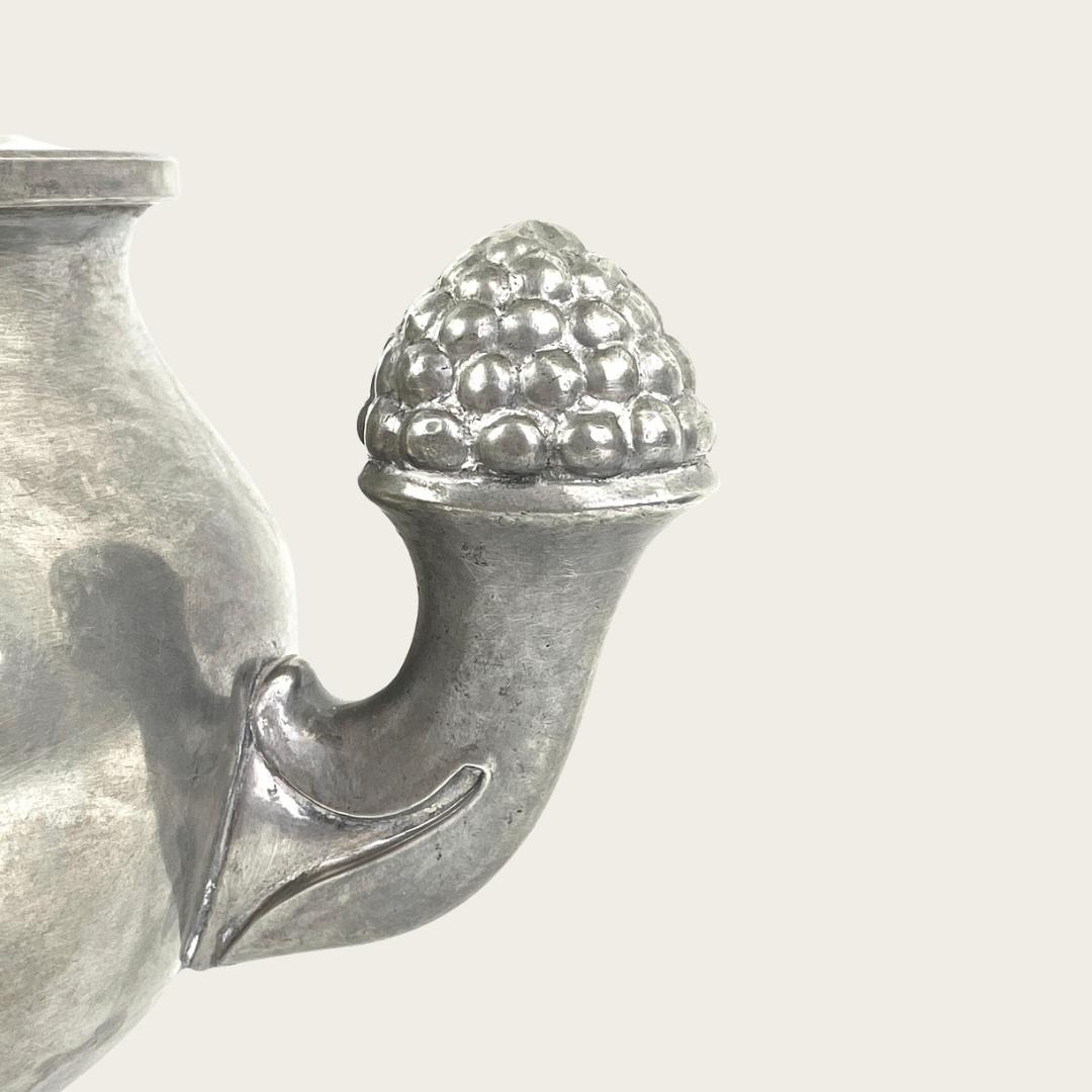 20th Century Art Deco Pewter Terrine with Lid by GAB Sweden For Sale