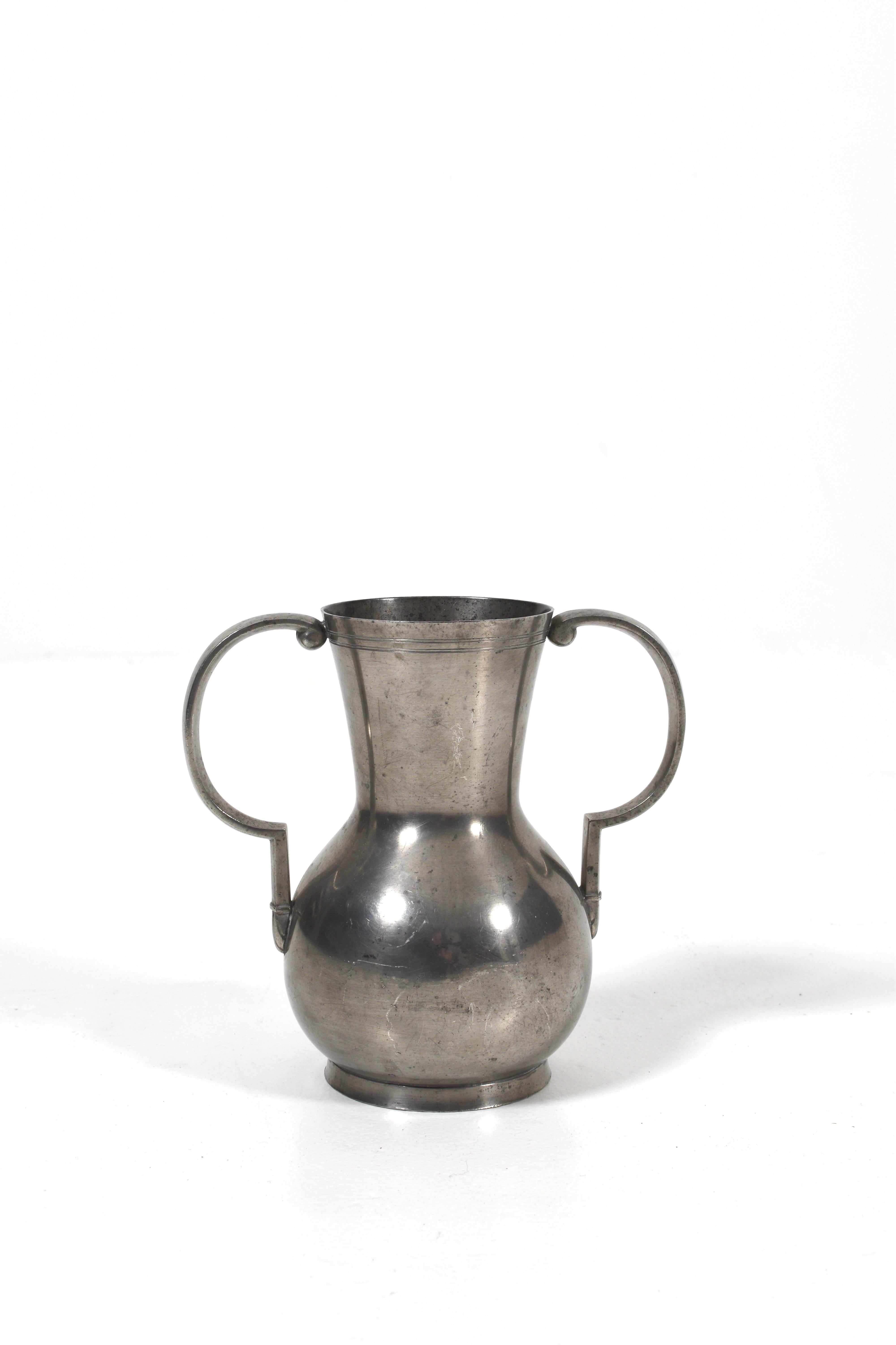 Vaso in peltro Art Deco di GAB, Stoccolma, 1932 - The Modern Scandinavian Design in vendita 4