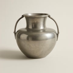 Modernist Art Deco Pewter Vase by GAB Swedish Modern 1935