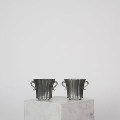 Art Deco Pewter Vases by Just Andersen, 1920s, Denmark
