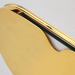 Art Deco Photo Frame in  Silver and Mother of Pearl Mosaic , Wisdom