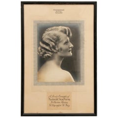 Art Deco Photographic Poster MacDonald Hair Steam System Advertisement