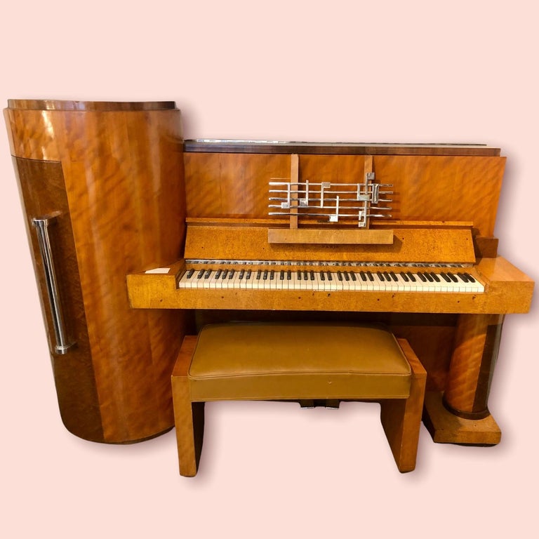 Art Deco Piano Bar by French Manufacture Gaveau, circa 1925 at 1stDibs