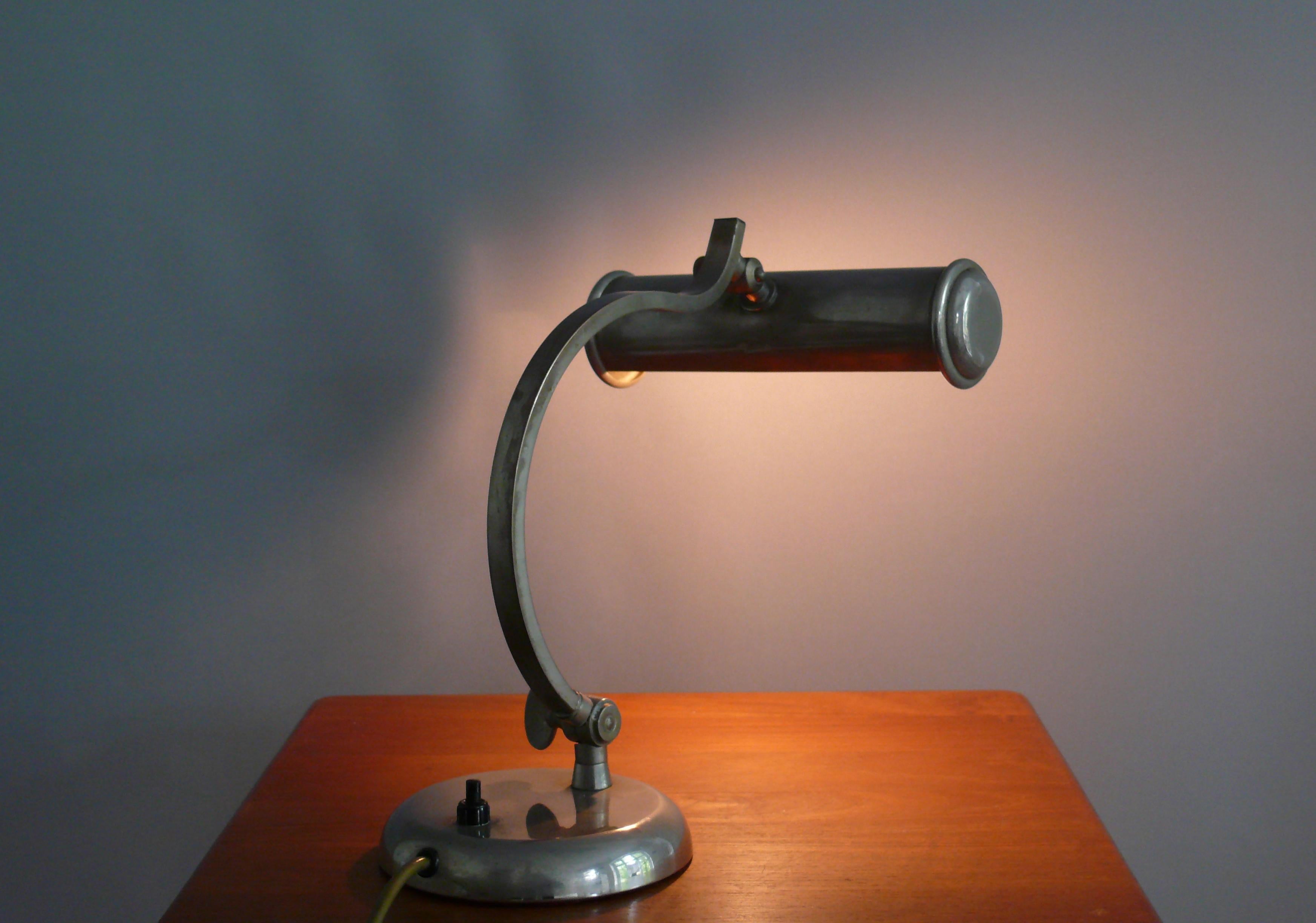 Art déco  Klavier-/Tischlampe, Deutschland, 1930er Jahre im Angebot 8