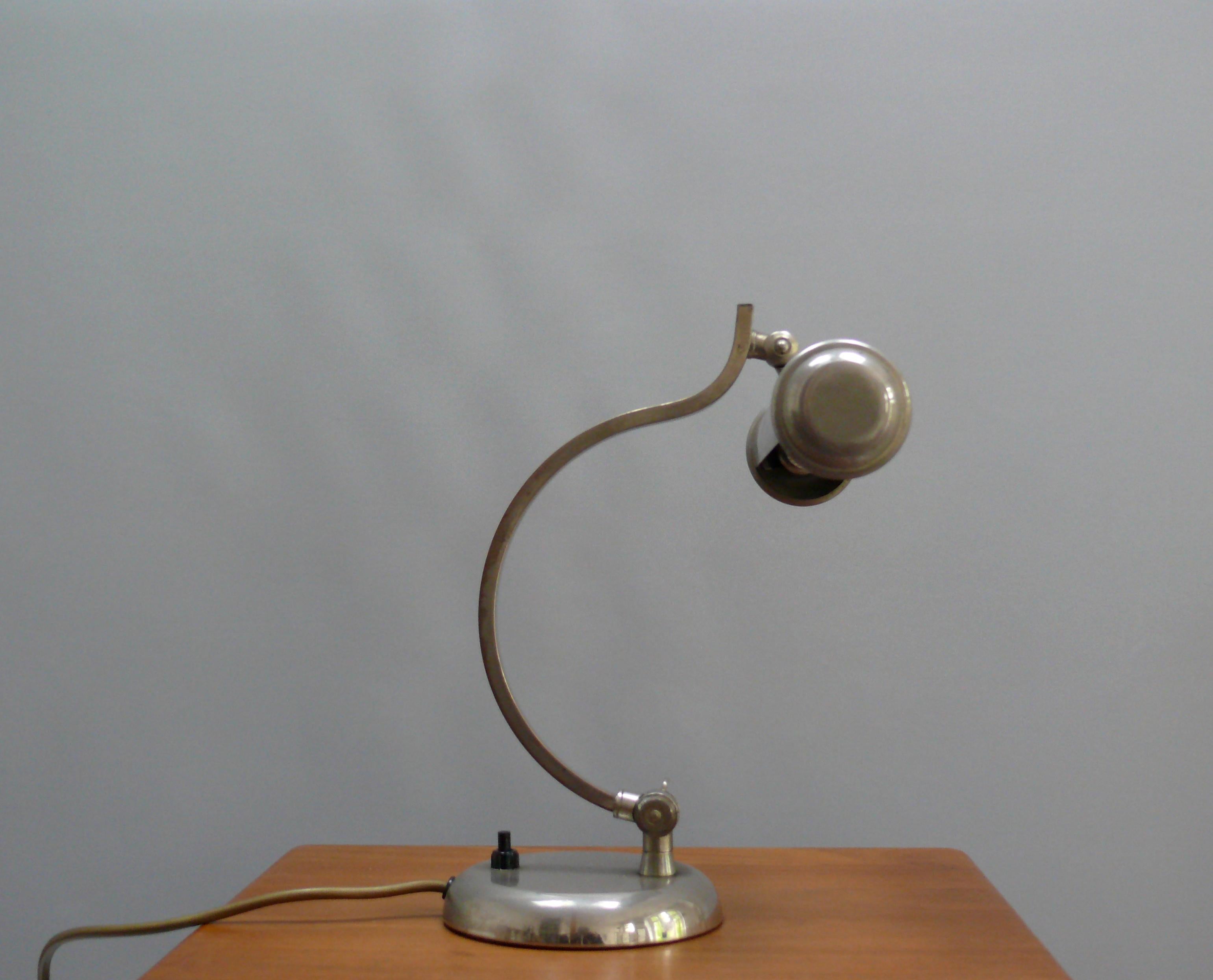 Art déco  Klavier-/Tischlampe, Deutschland, 1930er Jahre (Mitte des 20. Jahrhunderts) im Angebot