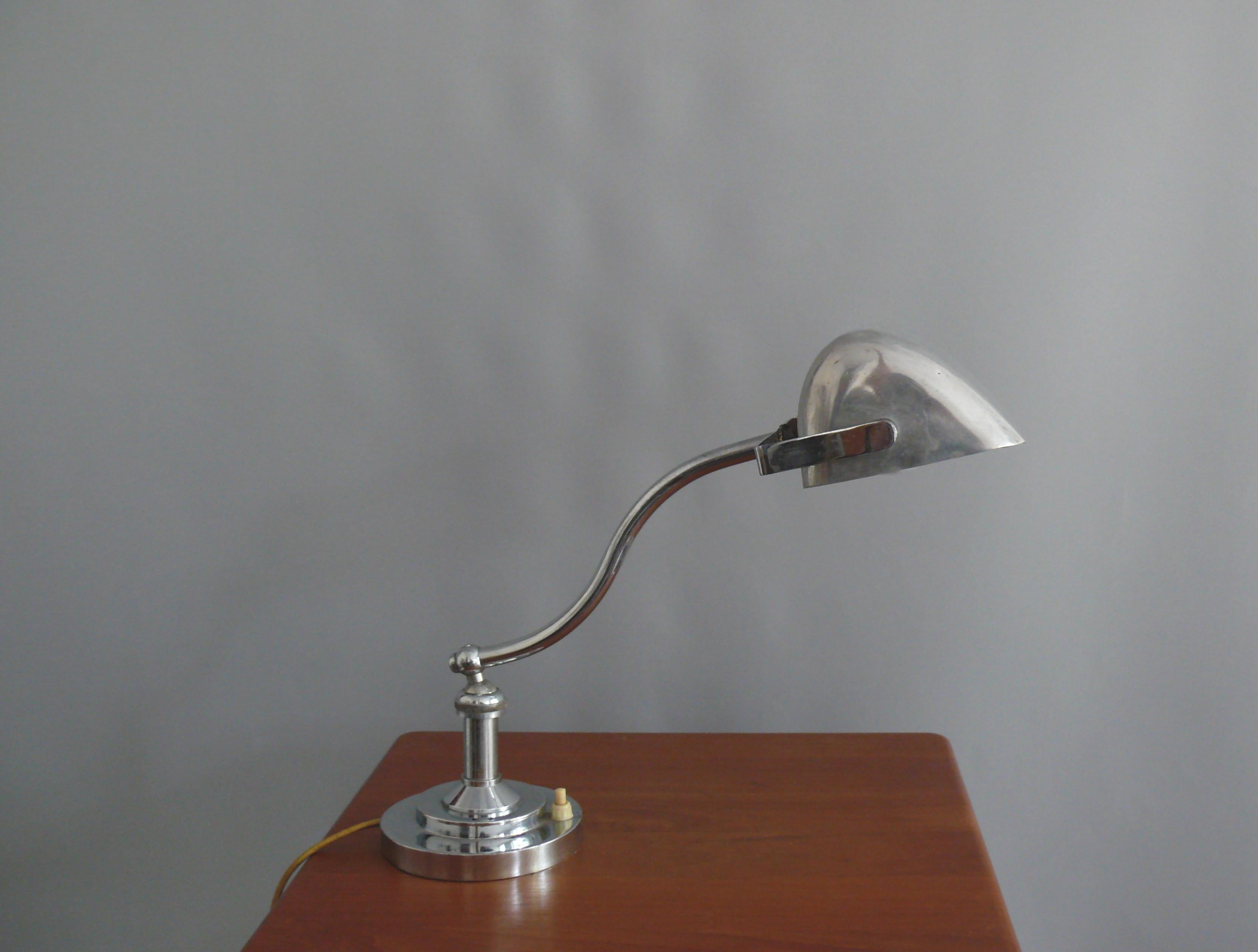 Art déco  Lampada da pianoforte / Lampada da tavolo, Germania, anni '30 In condizioni buone in vendita a Schwerin, MV