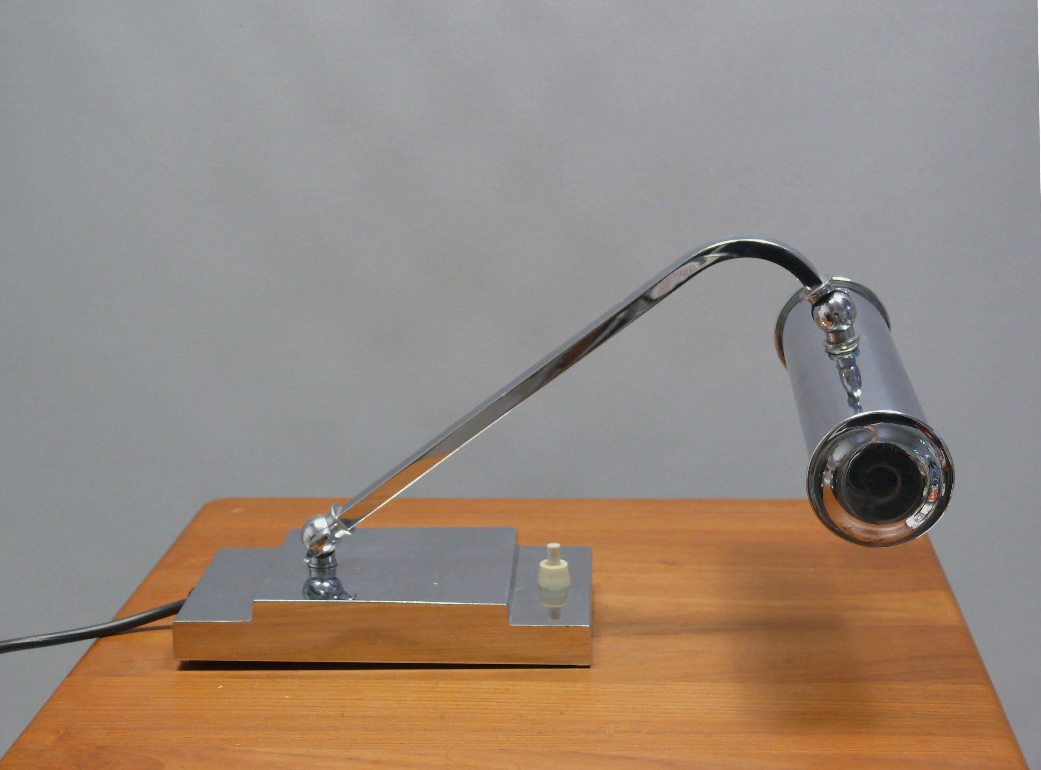 Metal Art déco  Piano Lamp / Table Lamp, Germany, 1930s
