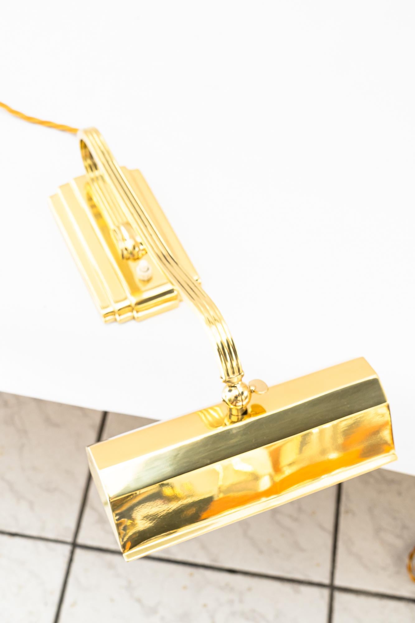 Laqué Lampe de piano art déco vienne vers 1920 en vente