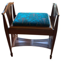 Art Deco Piano Stool with lid