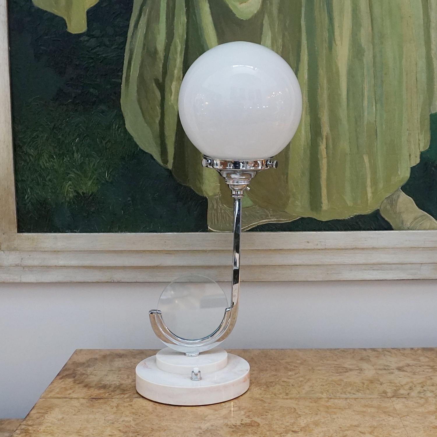 Art Deco Picture Frame Table Lamp 2