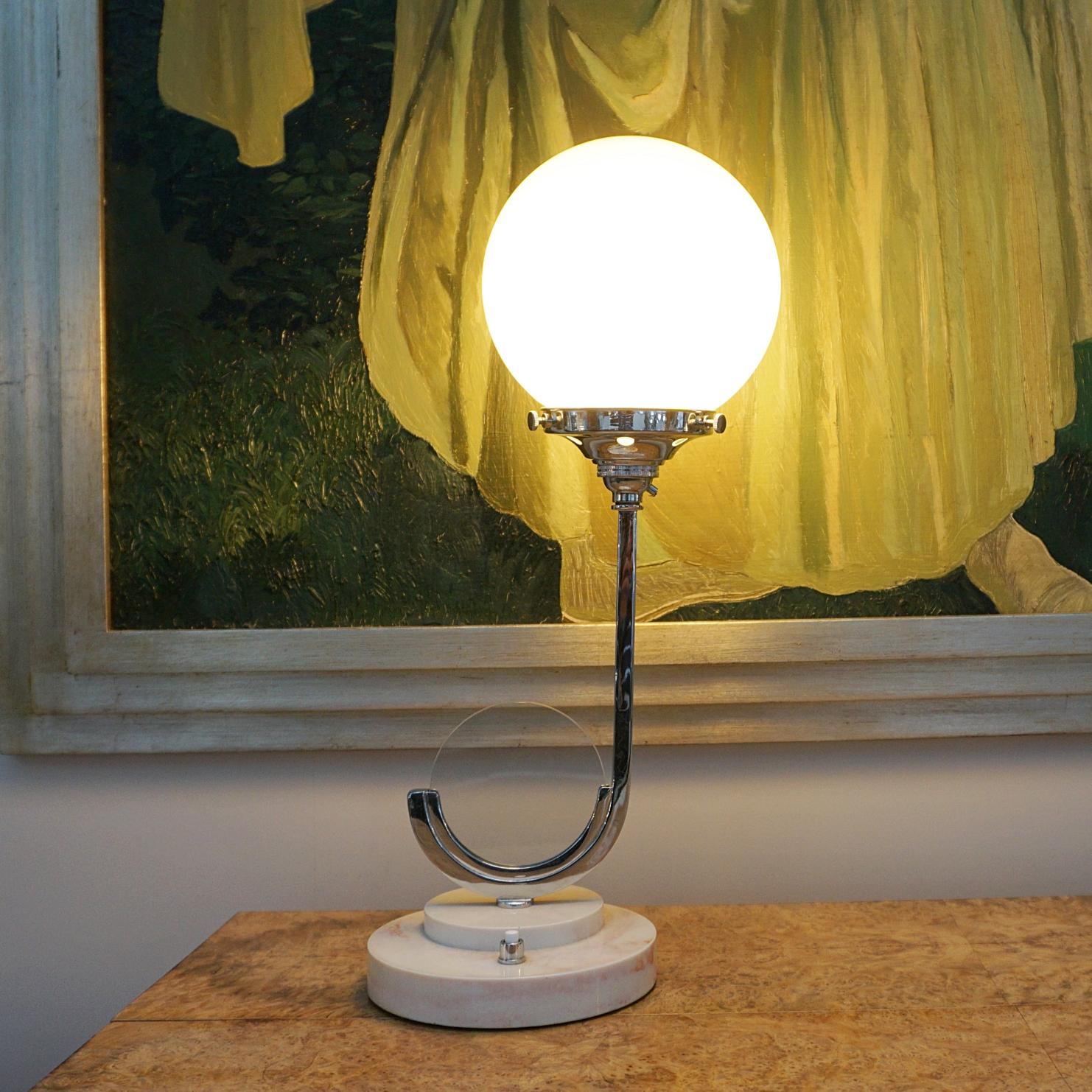 Art Deco Picture Frame Table Lamp 3