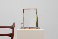 Art Deco picture frame with marble base, France 1920s