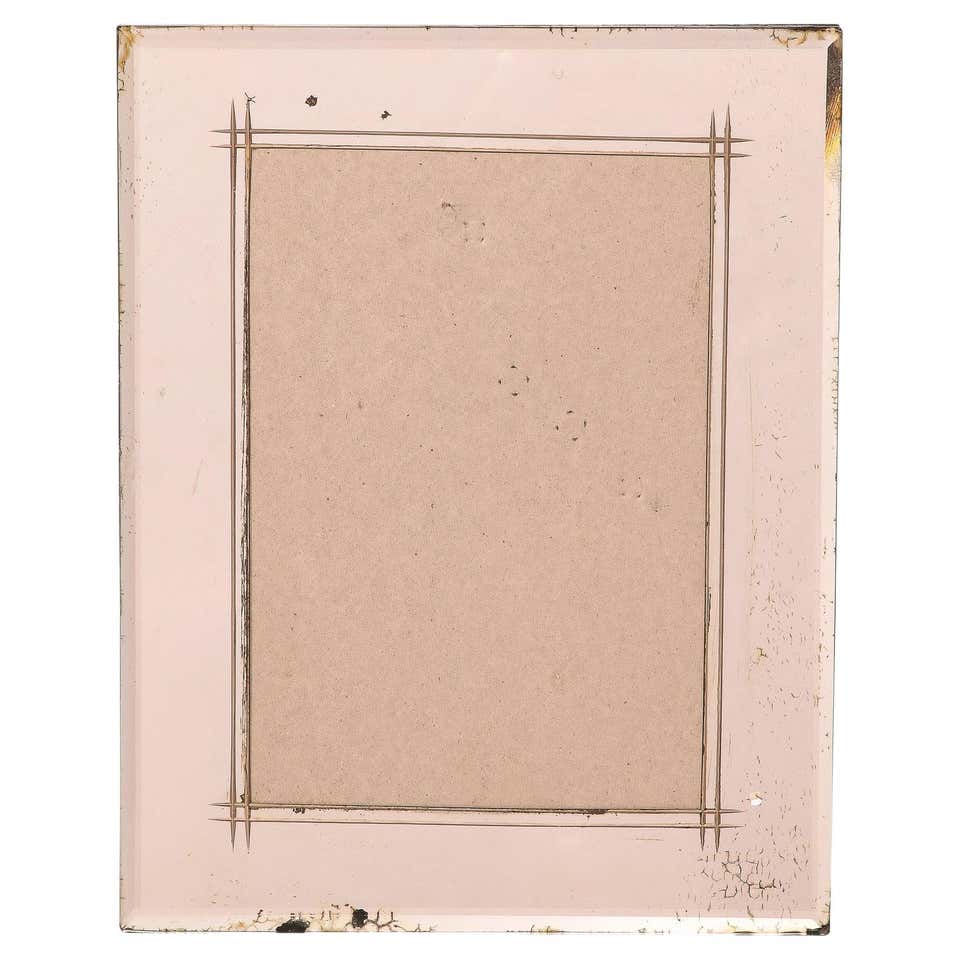 Art Deco Machine Age Chrome and Black Bakelite Picture Frame by Dura ...