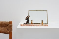 Art-Déco-Bilderrahmen mit Tukan-Skulptur von Guénot, Frankreich, um 1920