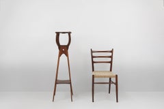 Art deco piedestal or console table in oak, France ca. 1940