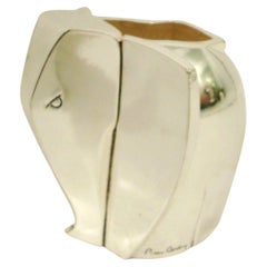 Art Deco Pierre Cardin Pen / Pencils Holder Elephant Sculpture Design, 1980
