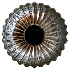 Retro Art Deco Pierre D'Avesn Molded Glass Bowl, France, 1930-1935