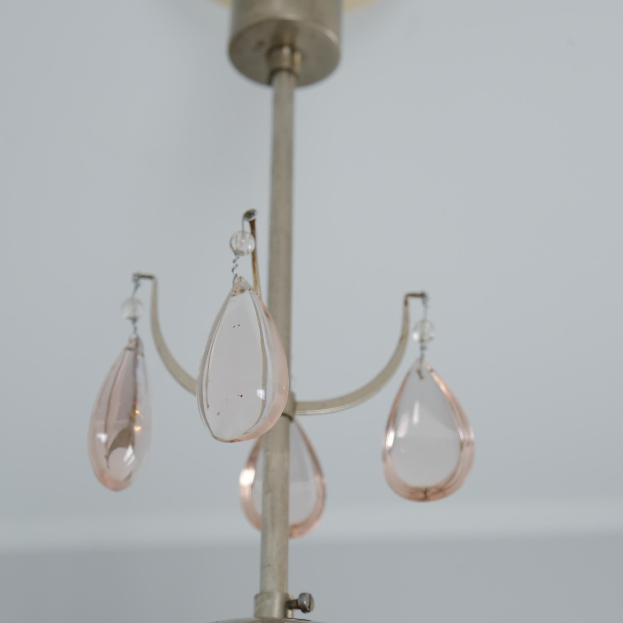 Ciondolo Art Deco Pink Ball Harald Notini 10436, Arvid Bölmarks 1930s in vendita 2