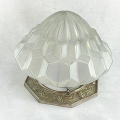 Art Deco Plafoniere by Dégue, 1930s