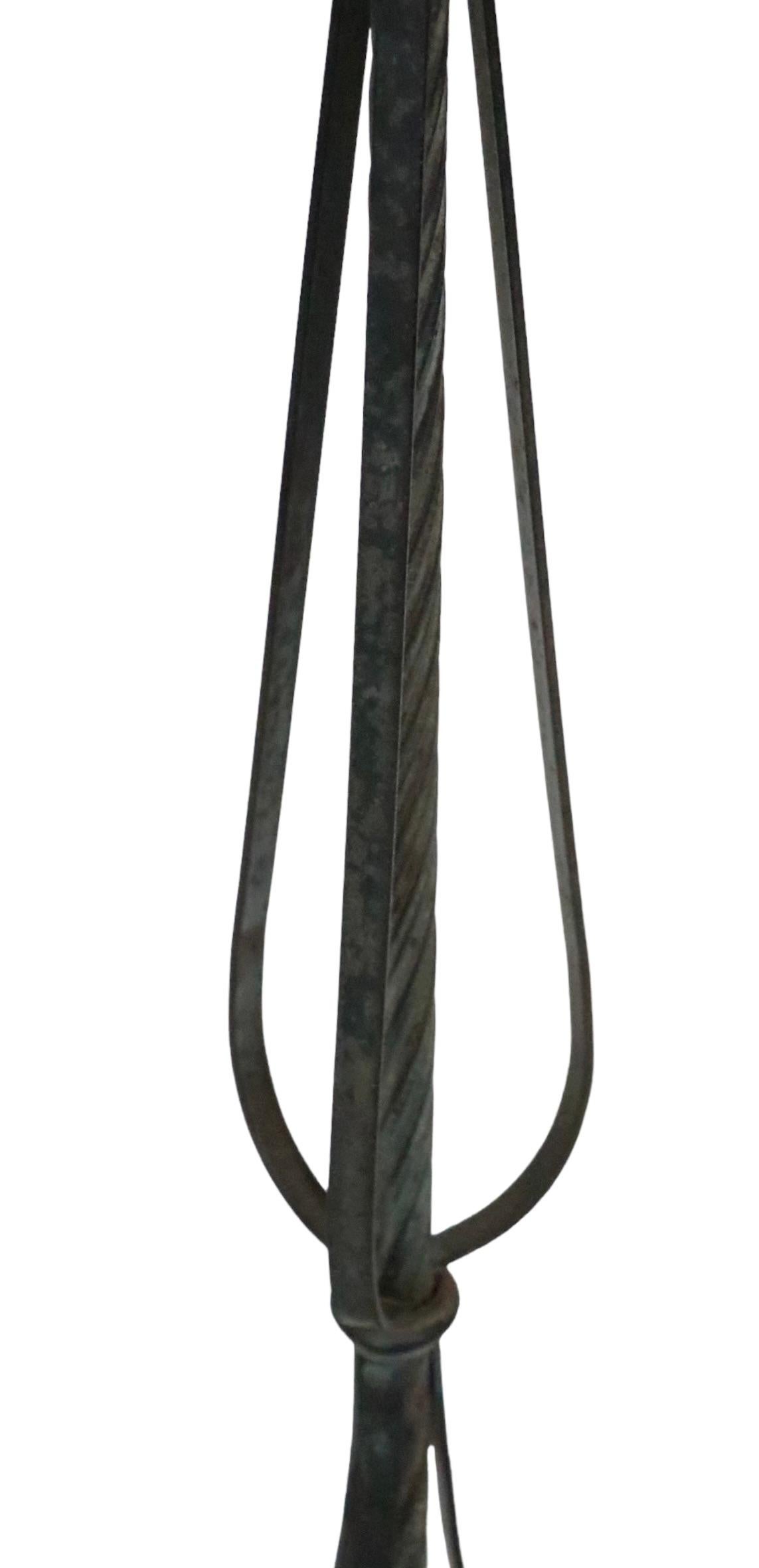 Art-Déco-Pflanzgefäß aus Bronze und Schmiedeeisen, ca. 1920/ 1930er Jahre im Angebot 7