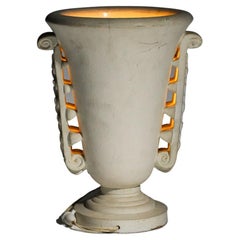 Art Deco plaster basin lamp from the 40's table lamp 1940 art deco French