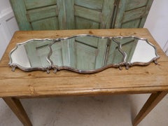 Art Deco Plateau de Buffet, French Mirrored Silver Sideboard Trio Tray